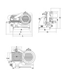 Αλλαντομηχανή Λεπίδα 275mm MIRRA 275 C VERT. SRM-MIRRA 275 C VERT.